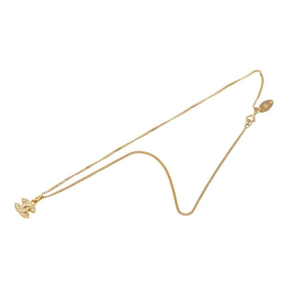 CHANEL Vintage Gold Logo Necklace - Picture 4 of 7